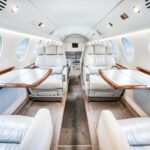 Thumbnail of inside seating of dassault falcon