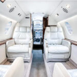 Thumbnail of interior seating area of dassault falcon
